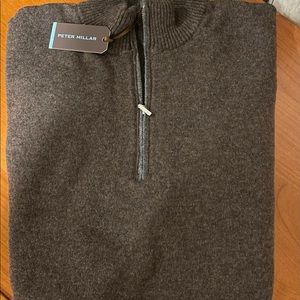 Cashmere men’s half zip sweater by Peter Millar . Size M.